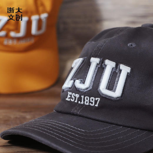 【浙大文创】浙江大学ZJU棒球帽-冰川灰 商品图2