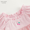 马克珍妮女童甜美泡泡袖花边领网纱连衣裙儿童裙子夏装新款240639 商品缩略图2