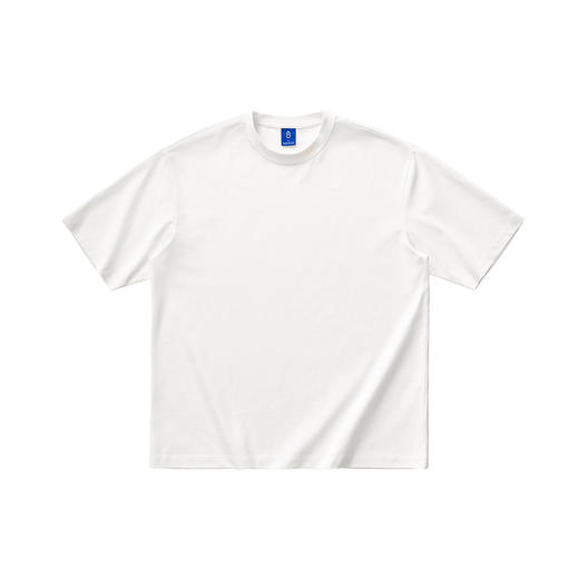 吃茶去chichaqu2024款宽松休闲百搭凉感棉混纺圆领短袖T恤 商品图2