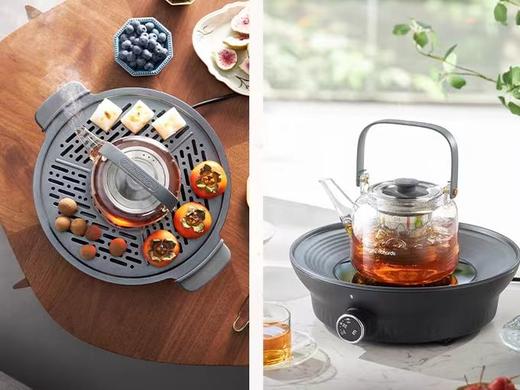 摩飞围炉煮茶器 新款小型无烟围炉 一炉双用 可煮可烤 商品图3