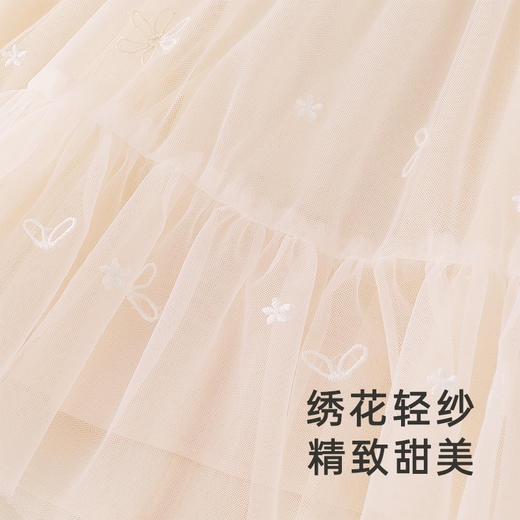 【商场同款】英氏儿童连衣裙春夏网纱透气女宝公主裙新款裙子 商品图1