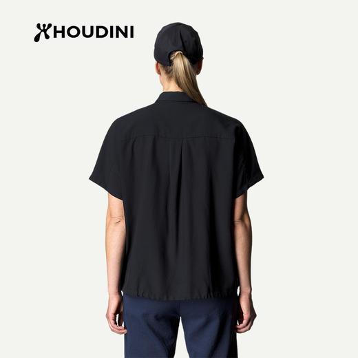 HOUDINI胡丁尼 Tree Top 树 女户外快干凉爽休闲天丝短袖T恤衬衫 860010 商品图7