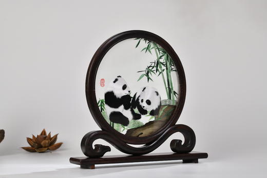 蜀绣双面绣-闲暇自得 商品图1