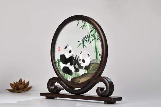 蜀绣双面绣-闲暇自得 商品图3