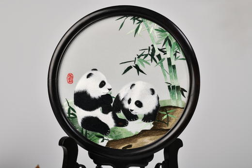 蜀绣双面绣-闲暇自得 商品图2