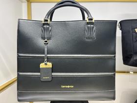 新秀丽牛皮革加超纤革女士托特包NQ6