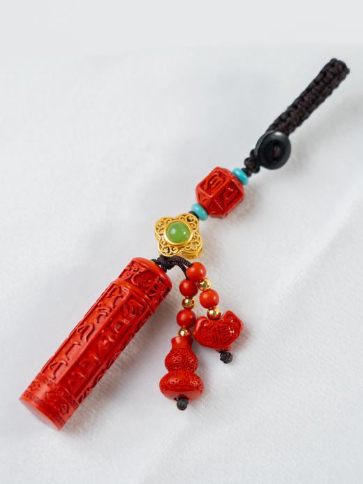 吉祥天地 2024辰砂挂件 商品图0