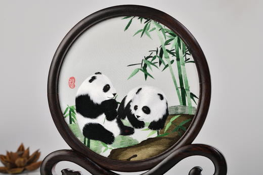 蜀绣双面绣-闲暇自得 商品图2