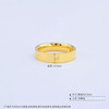 【限时克减150元】足金 【精品】3D硬金空心CNC固口光面螺丝纹圈戒米字纹圈戒(AR3DJZ00010)（预售产品下单后不退款不退货不换货不补差价） 商品缩略图3