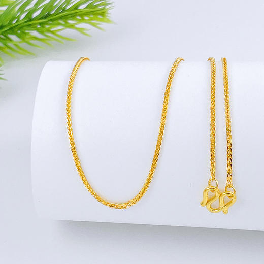 【限时克减150元】足金999.9 方肖邦链项链(XL00013-06)预售产品下单后不退款不退货不换货不补差价 商品图1