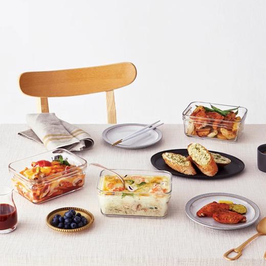 ORRT-102 glasslock玻璃正方保鲜盒1020ml（粉色） 商品图2