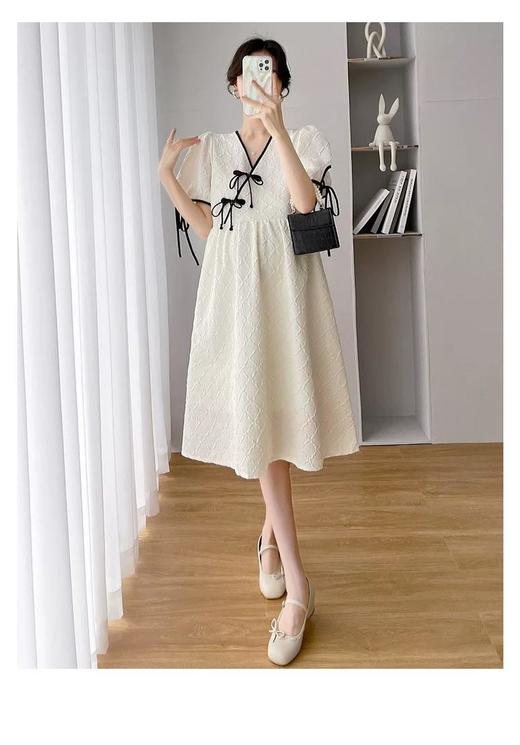 【H商品推广】1363#大码显瘦连衣裙可哺乳孕妇潮妈 商品图6