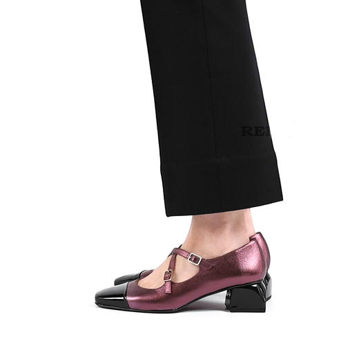 #限时特价#西班牙原产优雅舒适时尚经典MaryJane玛丽珍款女时装鞋5980珠光玫瑰粉 商品图11