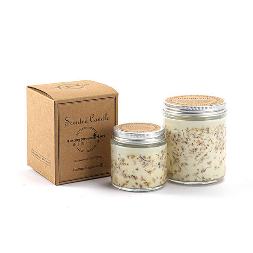 「买1送1！到手大+小两盒」卧室居家日用室内香薰蜡烛小众高级香氛蜡烛无烟浪漫节日伴手礼盒香氛精油 商品图4