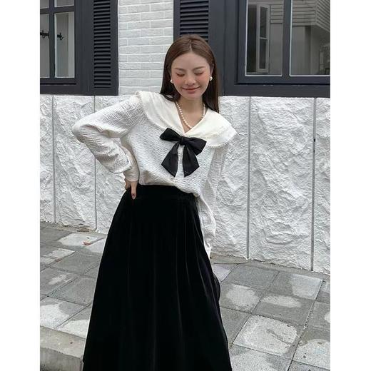 【GT商品推广】法式甜美可拆蝴蝶结小衫22518 商品图2