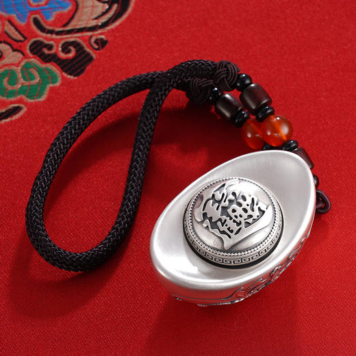 子佩集S999银【招财进宝】手把件【SBJ675】纯银元宝2403 商品图4