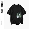 PINLI品立2024新中式夏季新款男士国风熊猫烫钻印花圆领短袖T恤BG242111018 商品缩略图3