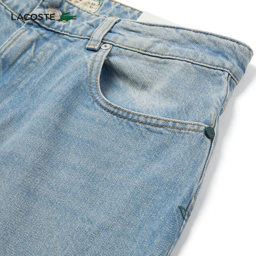 【海南专供价】Lacoste【王一博同款】法国鳄鱼男装新款休闲直筒长裤HH2321-10 商品图6