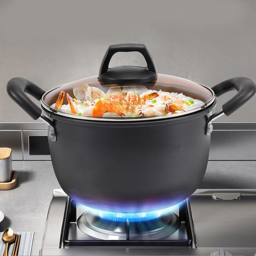 康巴赫双倍防锈精铁三件套（30cm炒锅无盖+26cm煎锅无盖+20cm汤锅带盖）FXJT3A 商品图3