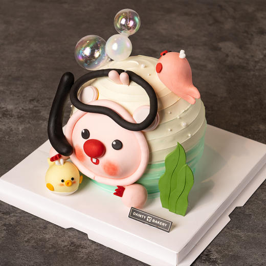 星座蛋糕 | 双鱼座蛋糕6寸立体异形（纯动物奶油 新鲜水果夹心 提前3天预定） 商品图3