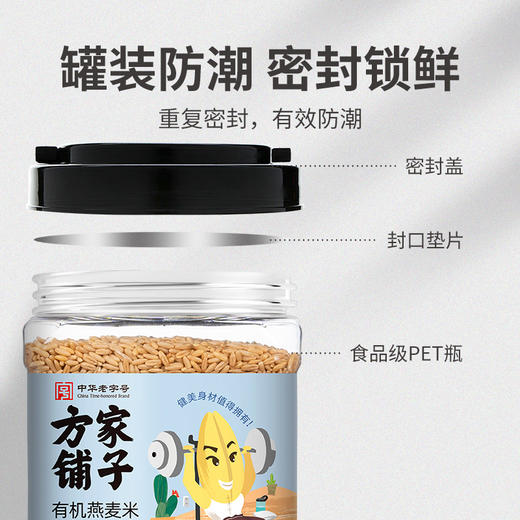 有机燕麦米1.25kg/罐装 商品图8