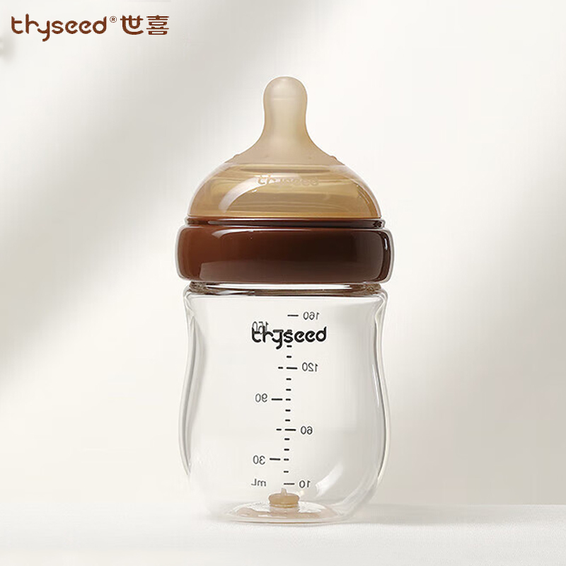 世喜 百日瓶 玻璃奶瓶 防胀气