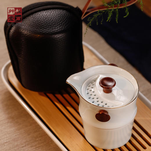 杜甫草堂【竹林有客·旅行茶具套装】旅行茶具博物馆文创便携式户外茶具 商品图1