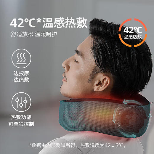 飞利浦（PHILIPS）颈椎按摩器 肩颈部按摩仪 颈椎脖子护颈仪 肩颈脉冲送男女礼物3103N 商品图2