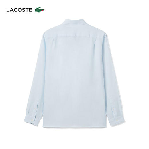 【海南专供价】Lacoste法国鳄鱼男士新款时尚百搭长袖衬衫CH2188-10 商品图1
