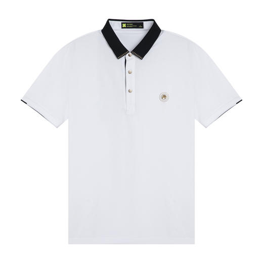 HX 夏季翻领短袖T恤POLO衫桑蚕丝珠地/Y102320350101/02POLO杉 商品图2
