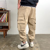 徐太浪美式拼接工装多口袋休闲裤男春季潮牌大码宽松直筒裤子长裤 商品缩略图3