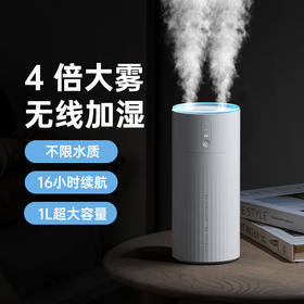 【小家电】几素桌面加湿器蓄电款I大雾0积水Humidifier Life9 HF