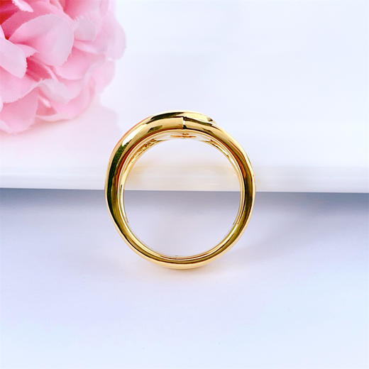 【限时克减150元】足金 无氰5D硬金夸张固口女戒(RWW00453)（预售产品下单后不退款不退货不换货不补差价）（预售产品下单后不退款不退货不换货不补差价） 商品图3