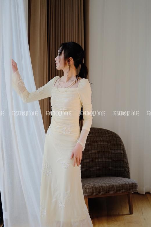 【门店同款】ENJOY春季重工花朵褶皱连衣裙 156997062 商品图0