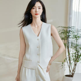 剩M/L/XL 米思阳【醋纤马夹】2026春季时尚减龄职场高级感通勤小马夹0516