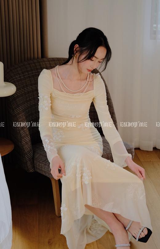 【门店同款】ENJOY春季重工花朵褶皱连衣裙 156997062 商品图2