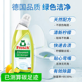 frosch洁厕灵马桶清洗剂除垢去黄去异味洁厕液厕所杀菌除臭神器