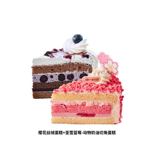 套餐-樱花丝绒蛋榚+圣雪蓝莓 商品图0