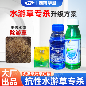 水游草专杀方案高效氟吡甲禾灵稻李氏禾草甘膦游草芦苇茅草除草剂