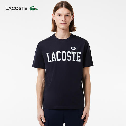 Lacoste法国鳄鱼男装 新款简约休闲纯棉短袖时尚百搭T恤TH7411-98 商品图2