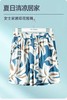 【粘纤梭织】SCHIESSER 德国舒雅家居服女士睡裤2024年春夏季新款薄款居家裤宽松休闲印花短裤31/22412P 商品缩略图0