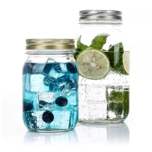 Glasslock进口玻璃早餐水杯密封带盖保鲜罐带把手750ML 商品图1