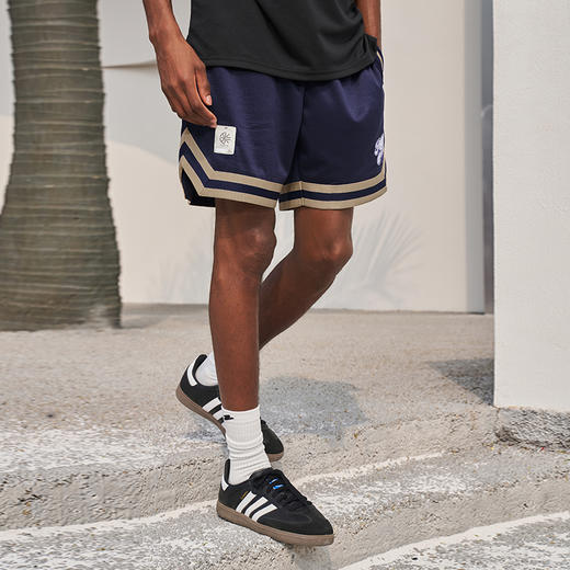 有志者UZIS美式休闲运动短裤男透气网眼夏季篮球训练四分球裤2017 商品图2