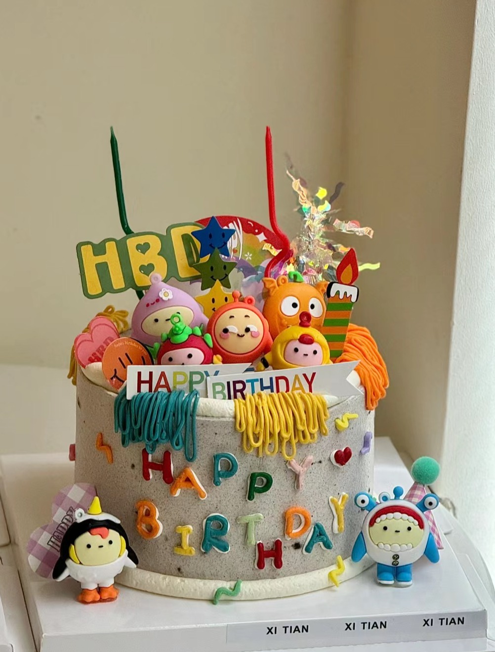 【臻品系列】---【奥利奥蛋仔派对】蛋糕