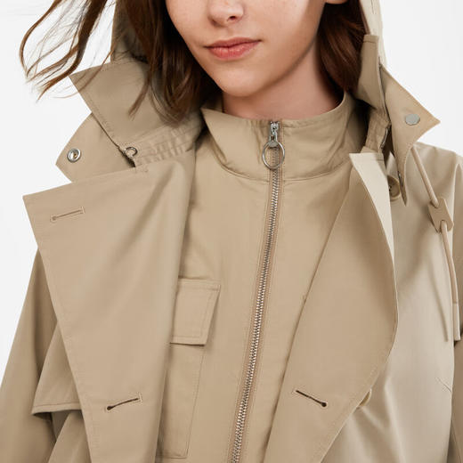 AIGLE艾高风衣冲锋衣新款GORE-TEX防风防雨透汽外套女BC343 商品图3