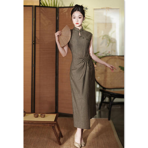 优雅修身新中式，时尚改良日常旗袍SYK183602 商品图2