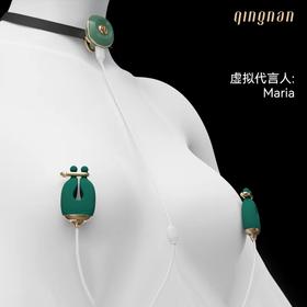 NippleVib轻喃2号震动乳夹磁吸项圈牵引挑动敏感点