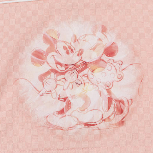 【商城同款】迪士尼2024春季新款女童连帽卫衣时尚百搭开衫中大童格纹舒适外套231DS0921 商品图6