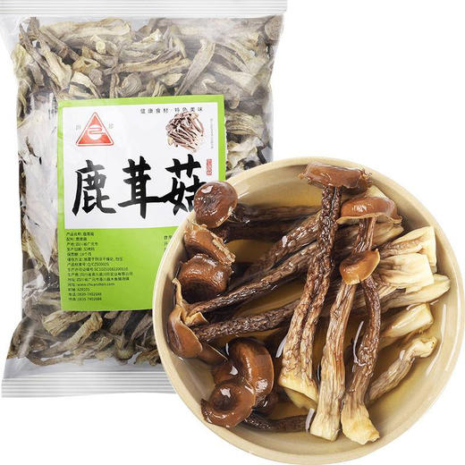 【干菌子】 青川县鹿茸菇500g鹿茸菌菇干货煲汤食材食堂食材包邮 商品图2