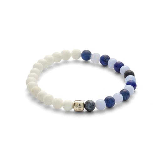 北京仓｜Alexander Lynggaard-Dubai-迪拜 白山玉 玛瑙 钠长石 手链（6mm）［丹麦设计师］ 商品图0